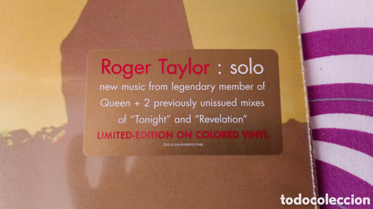 Discos de vinilo: Roger Taylor &ndash; Journeys End Edici&oacute;n Limitada EP - Foto 2