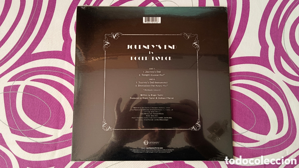 Discos de vinilo: Roger Taylor &ndash; Journeys End Edici&oacute;n Limitada EP - Foto 5