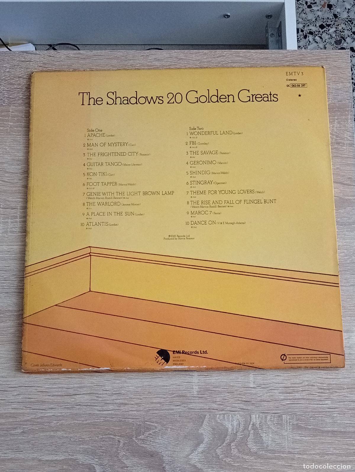Discos de vinilo: The Shadows &ndash; 20 Golden Greats - Foto 2