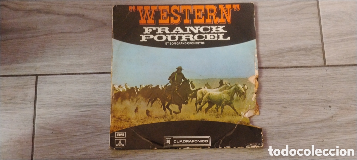 Discos de vinilo: FRANCK POURCEL-WESTERN-LP-ODEON/SPAIN-IB - Foto 1