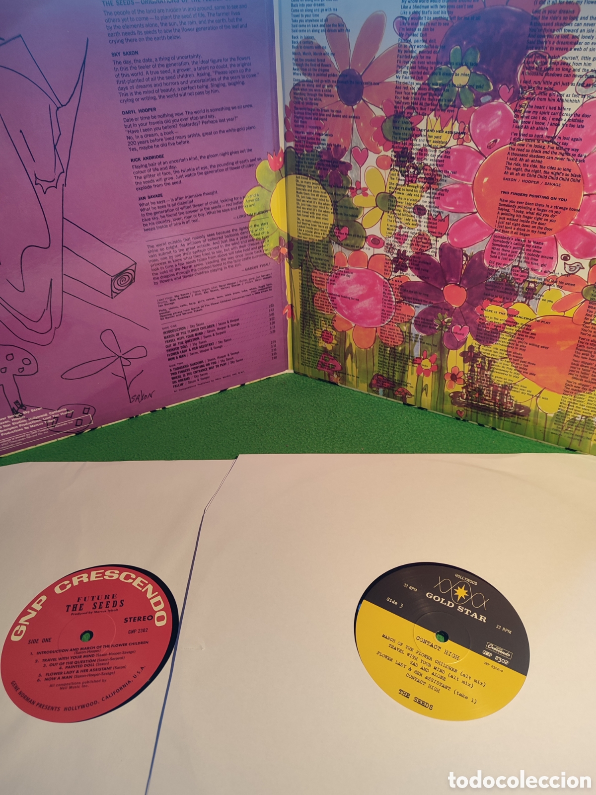 Discos de vinilo: The Seeds - Future + Contact High 2Lps - Foto 2