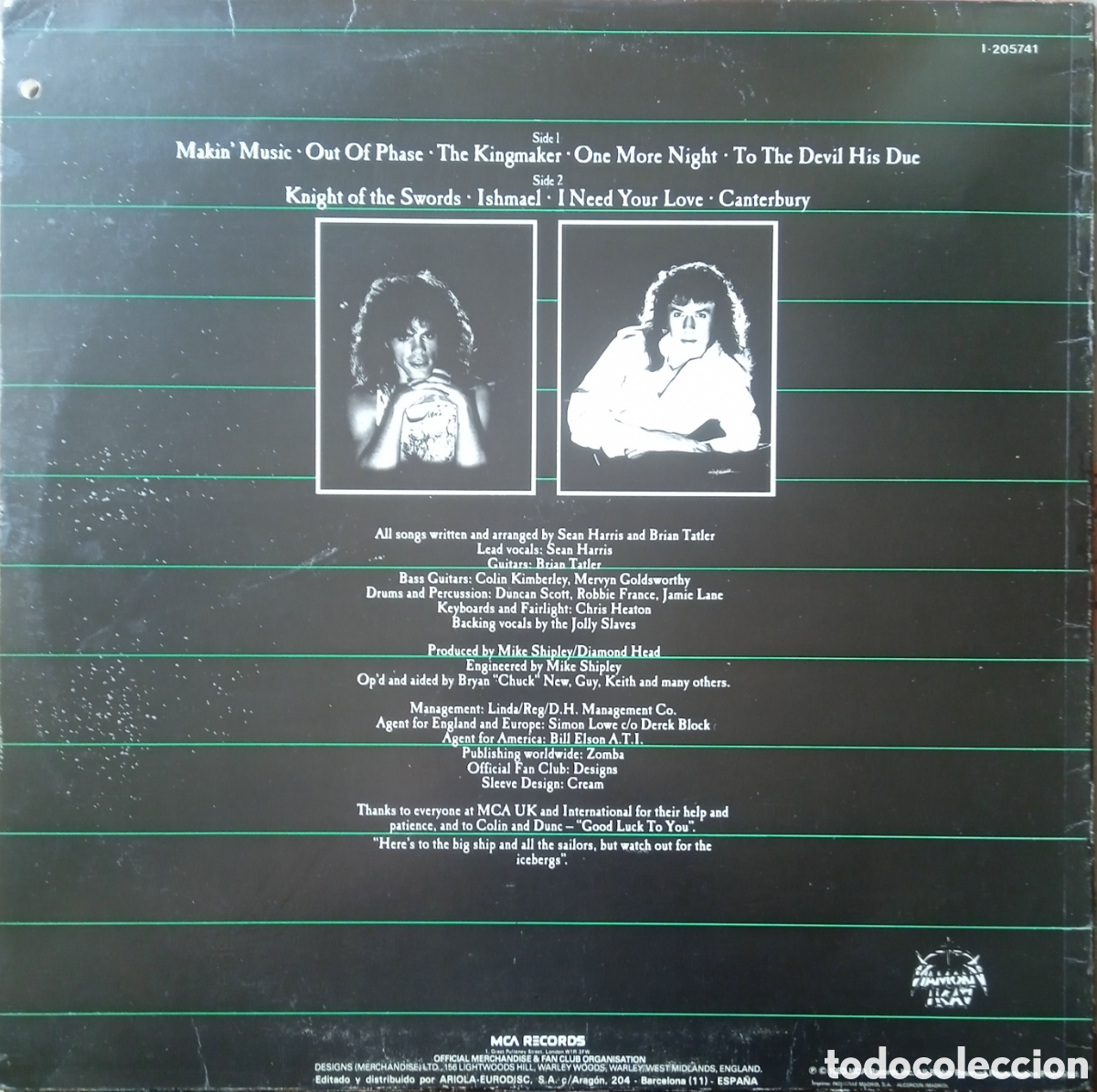 Discos de vinilo: Disco de vinilo Diamond Head - Foto 2