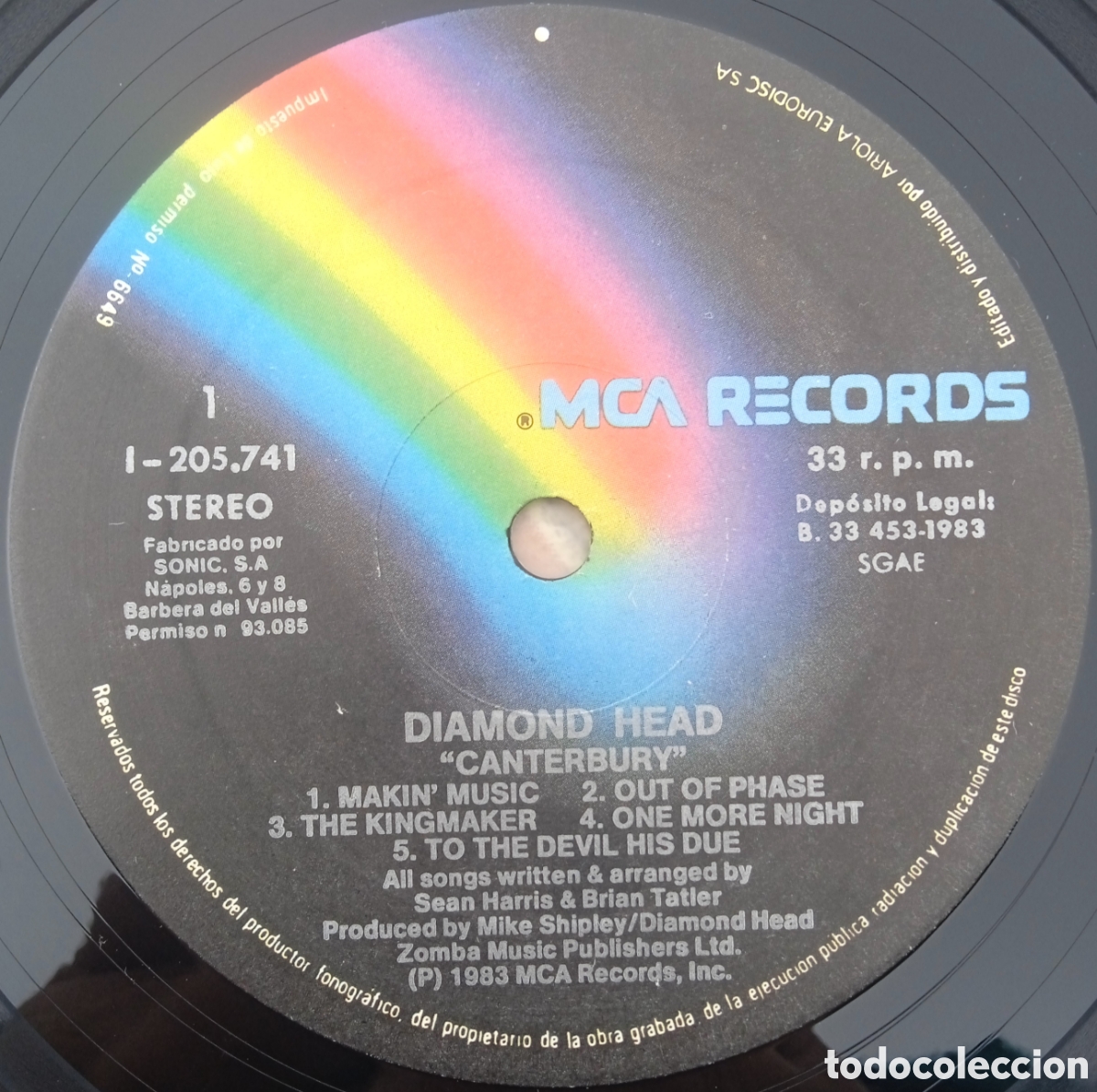 Discos de vinilo: Disco de vinilo Diamond Head - Foto 3