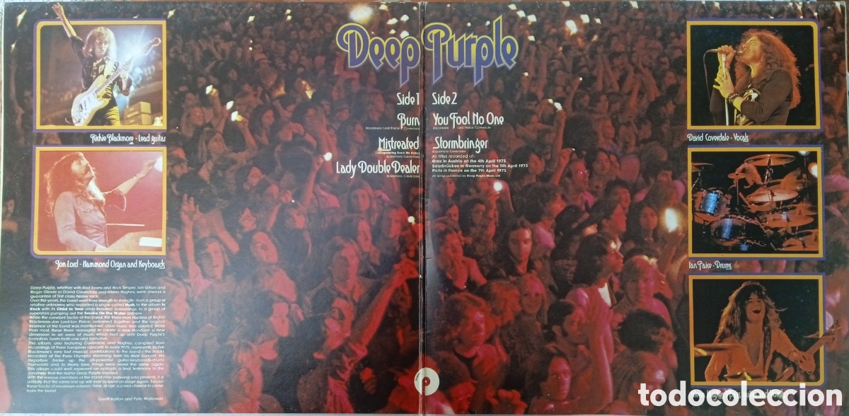 Discos de vinilo: Disco de vinilo Deep Purple - Foto 3