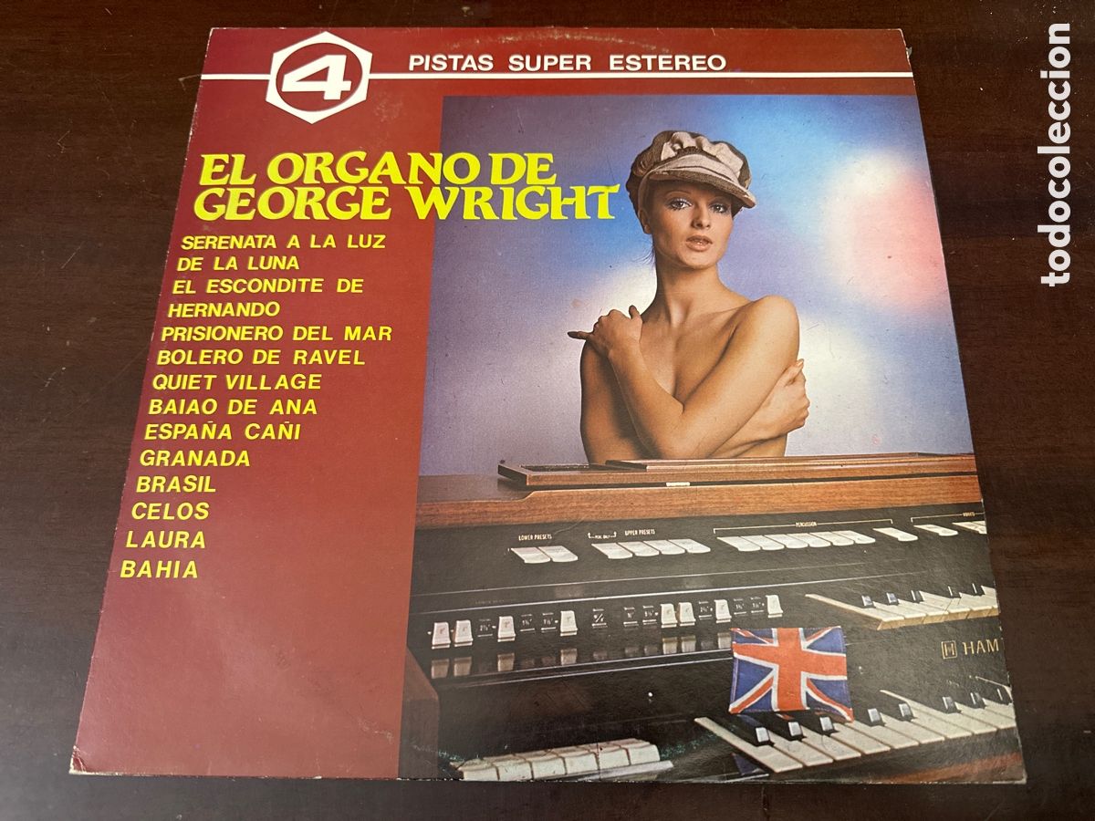 Discos de vinilo: EL ORGANO DE GEORGE WRIGHT. 1981 LP. PALOBAL - Foto 6