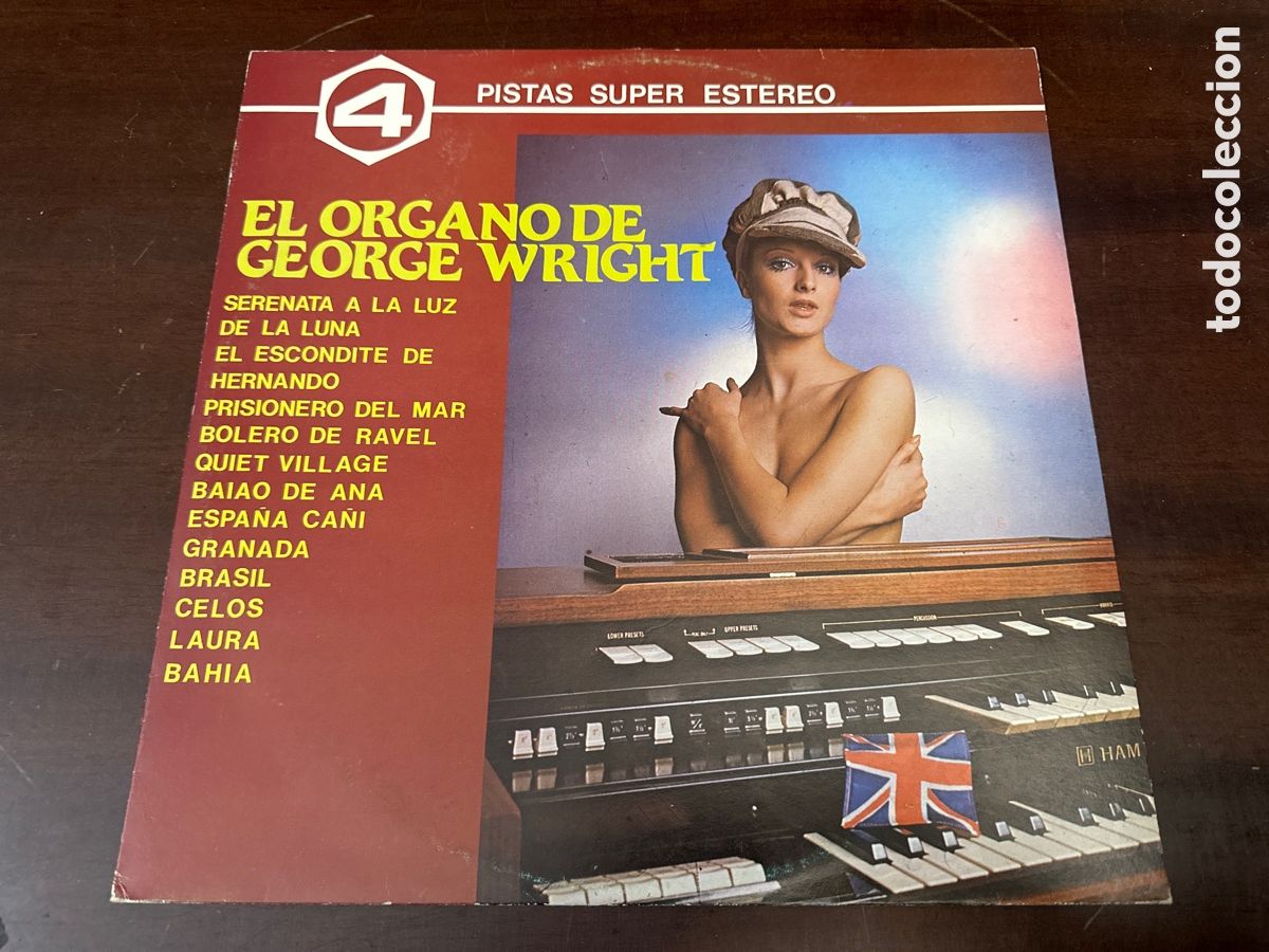 Discos de vinilo: EL ORGANO DE GEORGE WRIGHT. 1981 LP. PALOBAL - Foto 1