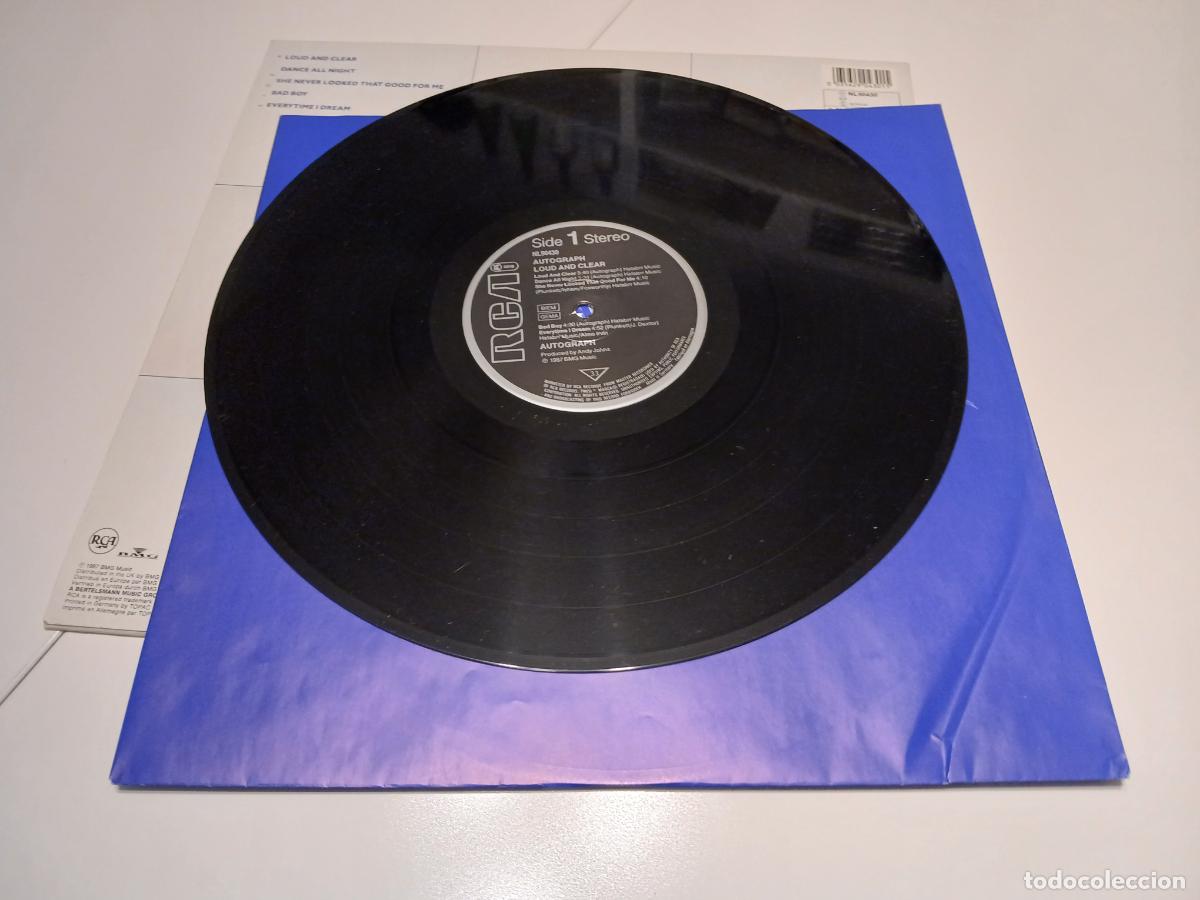 Discos de vinilo: Autograph &lrm;&ndash; Loud And Clear- (1987) LP disco vinilo - Foto 4