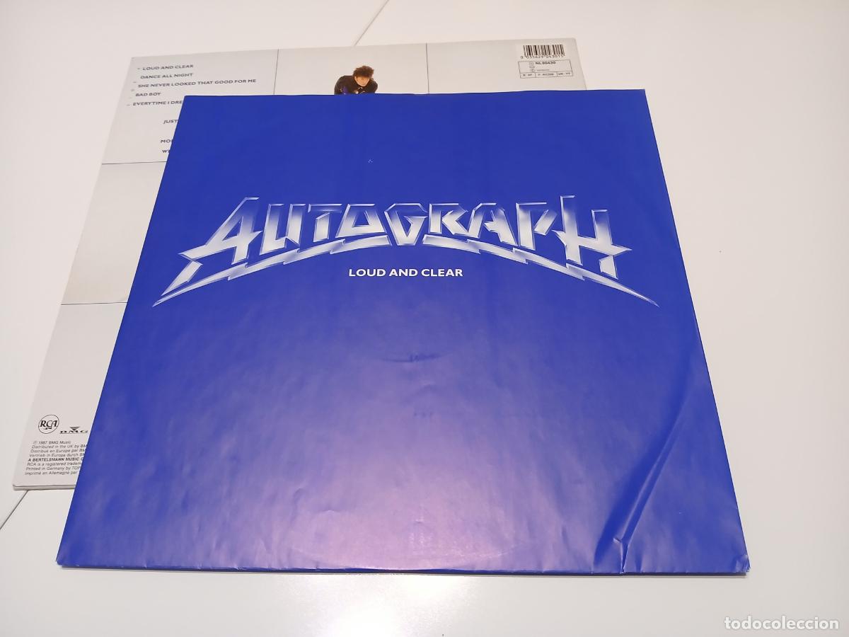 Discos de vinilo: Autograph &lrm;&ndash; Loud And Clear- (1987) LP disco vinilo - Foto 5