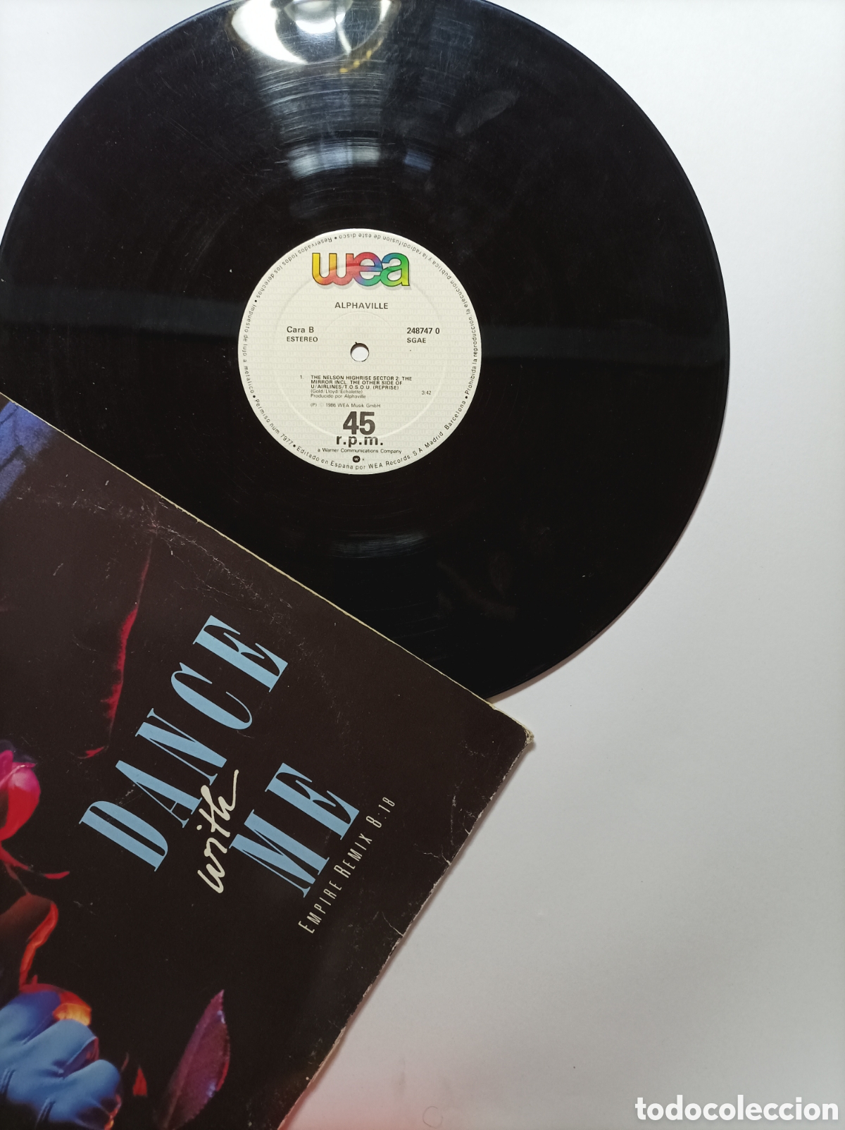 Discos de vinilo: ALPHAVILLE. DANCE WITH ME. WEA. MAXI SINGLE DISCO VINILO. - Foto 3