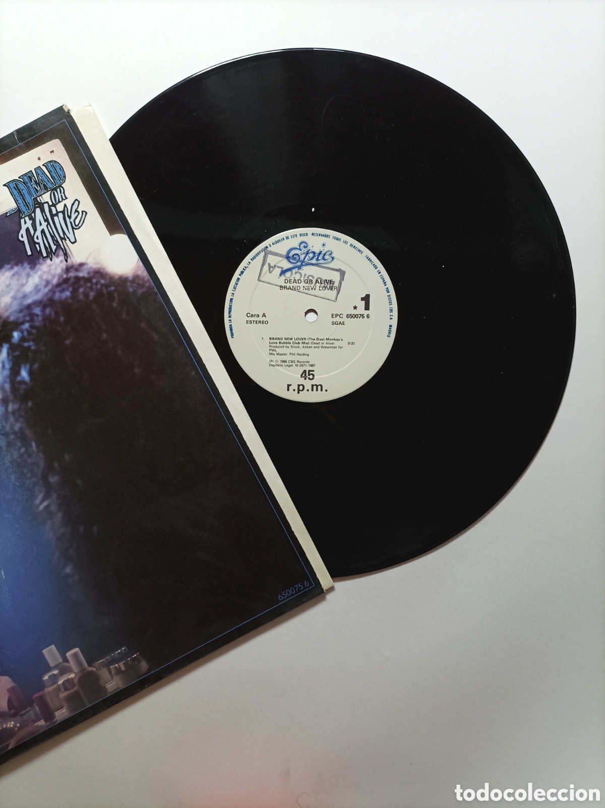 Discos de vinilo: BRAND NEW LOVER. MAXI SINGLE DISCO VINILO. - Foto 3