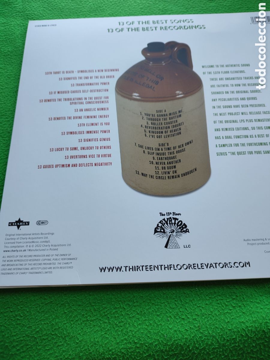Discos de vinilo: The 13 th Floor Elevators - Best songs recording - Foto 4