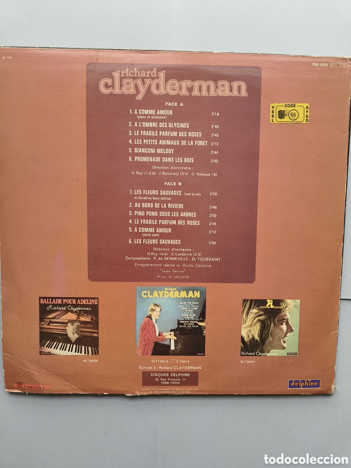 Discos de vinilo: Lote 2 discos de Richard clayderman - Foto 4