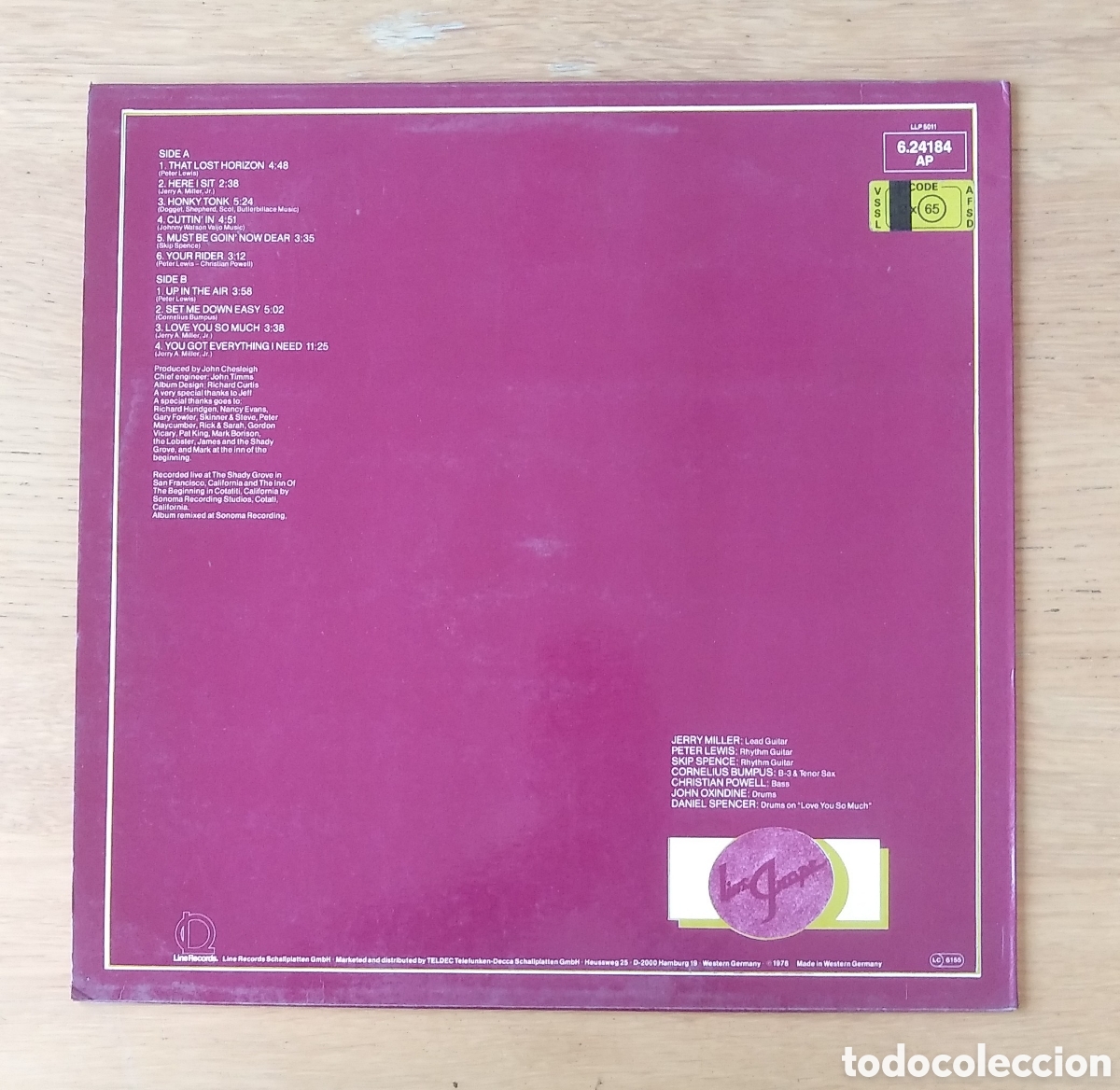 Discos de vinilo: MOBY GRAPE : &rdquo;LIVE GRAPE&rdquo;. LP VINILO - ROCK - BLUES ROCK - Foto 2
