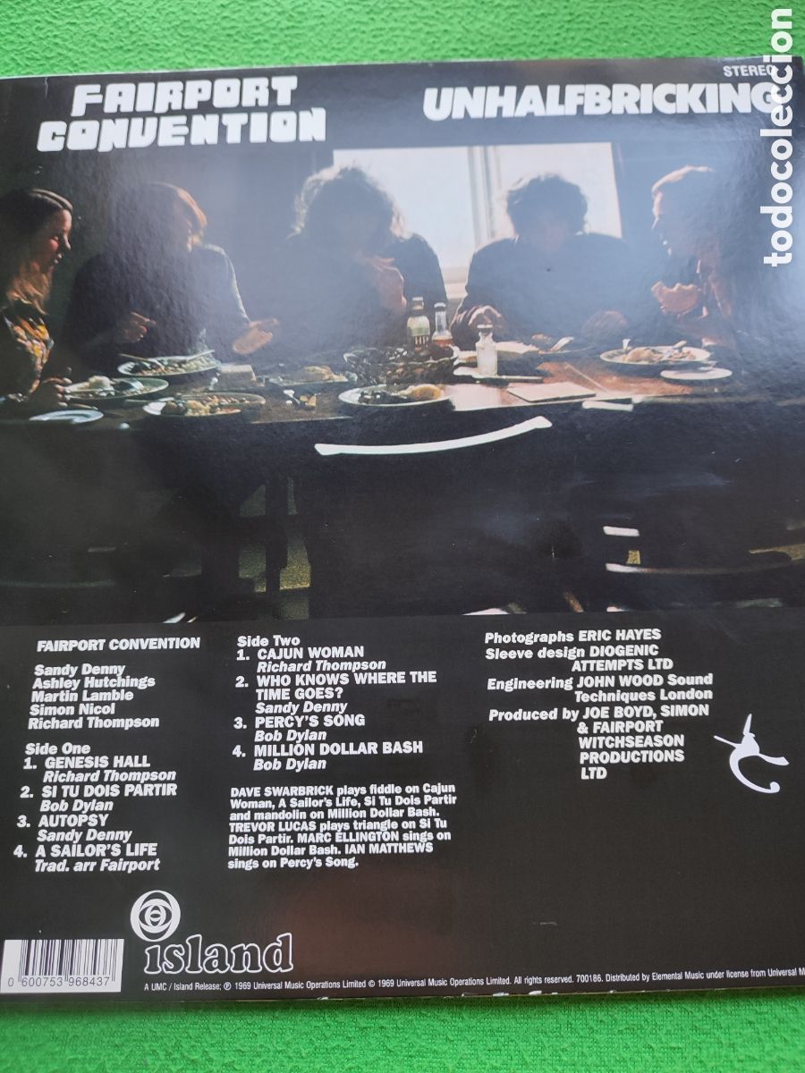 Discos de vinilo: Fairport Convention - Unhalfbricking - Foto 2