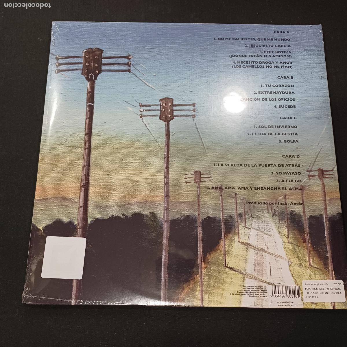 Discos de vinilo: EXTREMODURO/GRANDES EXITOS Y FRACASOS/VINILO PRECINTADO&iexcl;&iexcl;&iexcl;&iexcl;. - Foto 2