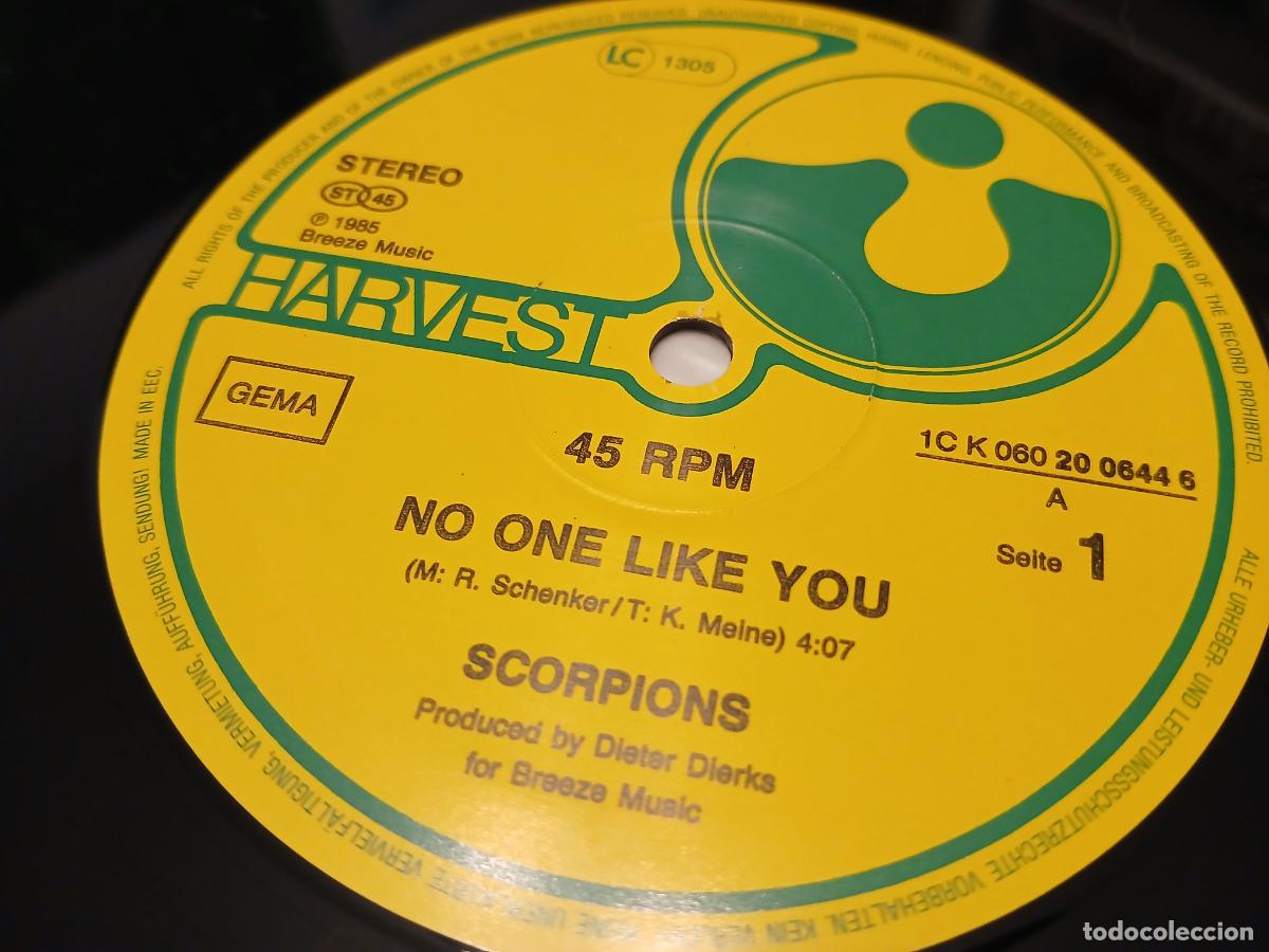 Discos de vinilo: Scorpions &lrm;&ndash; No One Like You- (1985) maxi-single - Foto 2