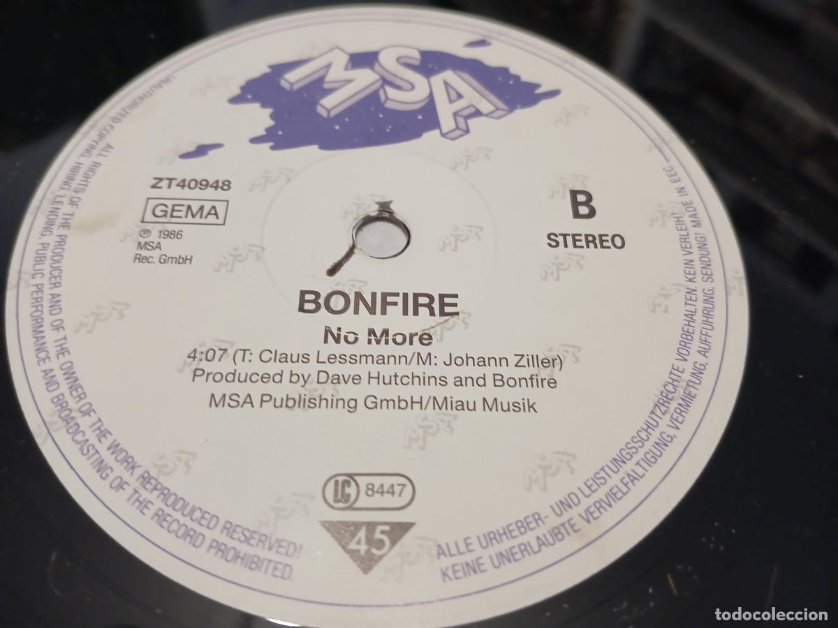Discos de vinilo: Bonfire &lrm;&ndash; You Make Me Feel- (1986) maxi-single - Foto 3