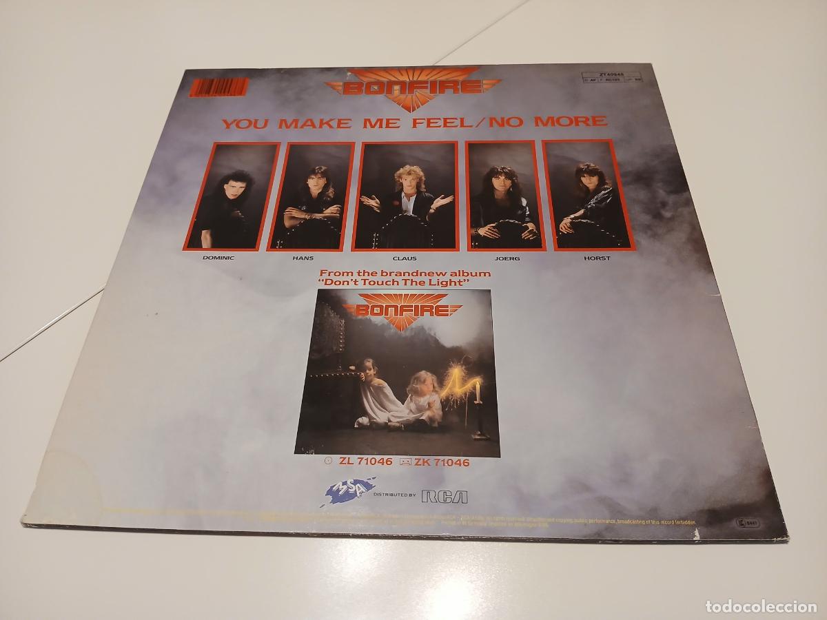 Discos de vinilo: Bonfire &lrm;&ndash; You Make Me Feel- (1986) maxi-single - Foto 7