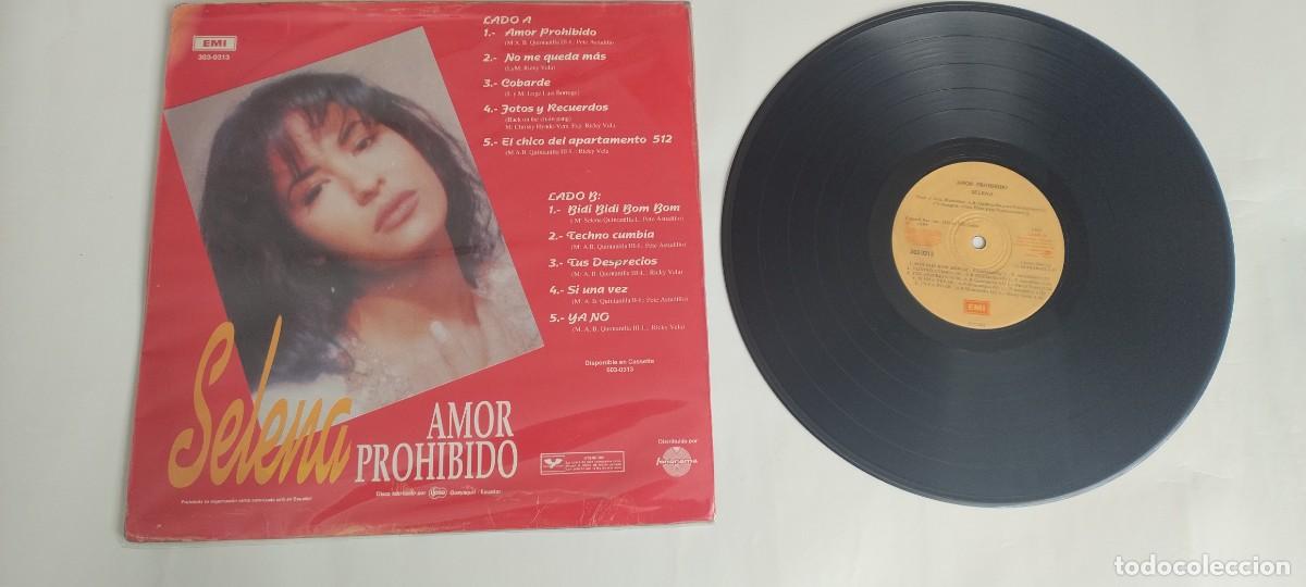 Discos de vinilo: Selena Amor Prohibido Disco lp - Foto 2