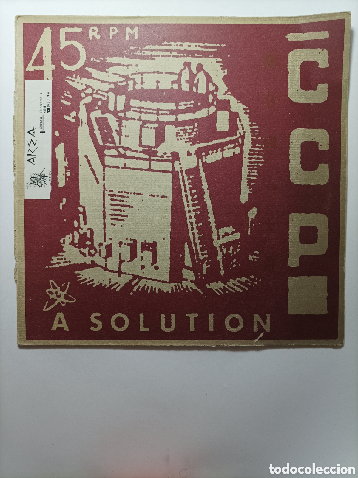 Discos de vinilo: CCP. A SOLUTION. 1987. MAXI SINGLE DISCO VINILO. - Foto 1
