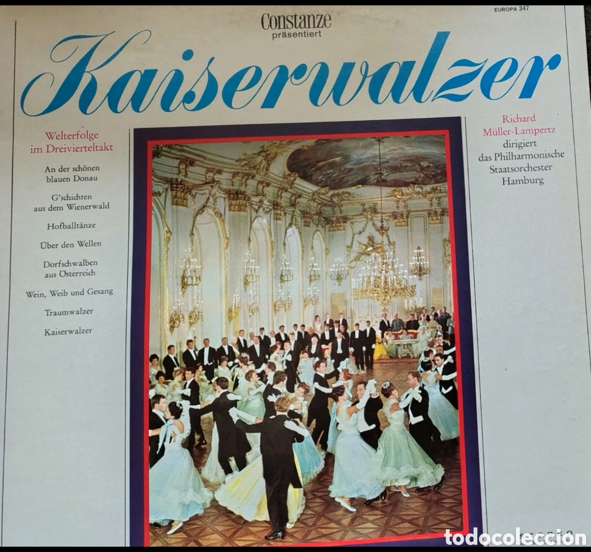 Discos de vinilo: Kaiserwalzer (valses famosos) - Foto 1