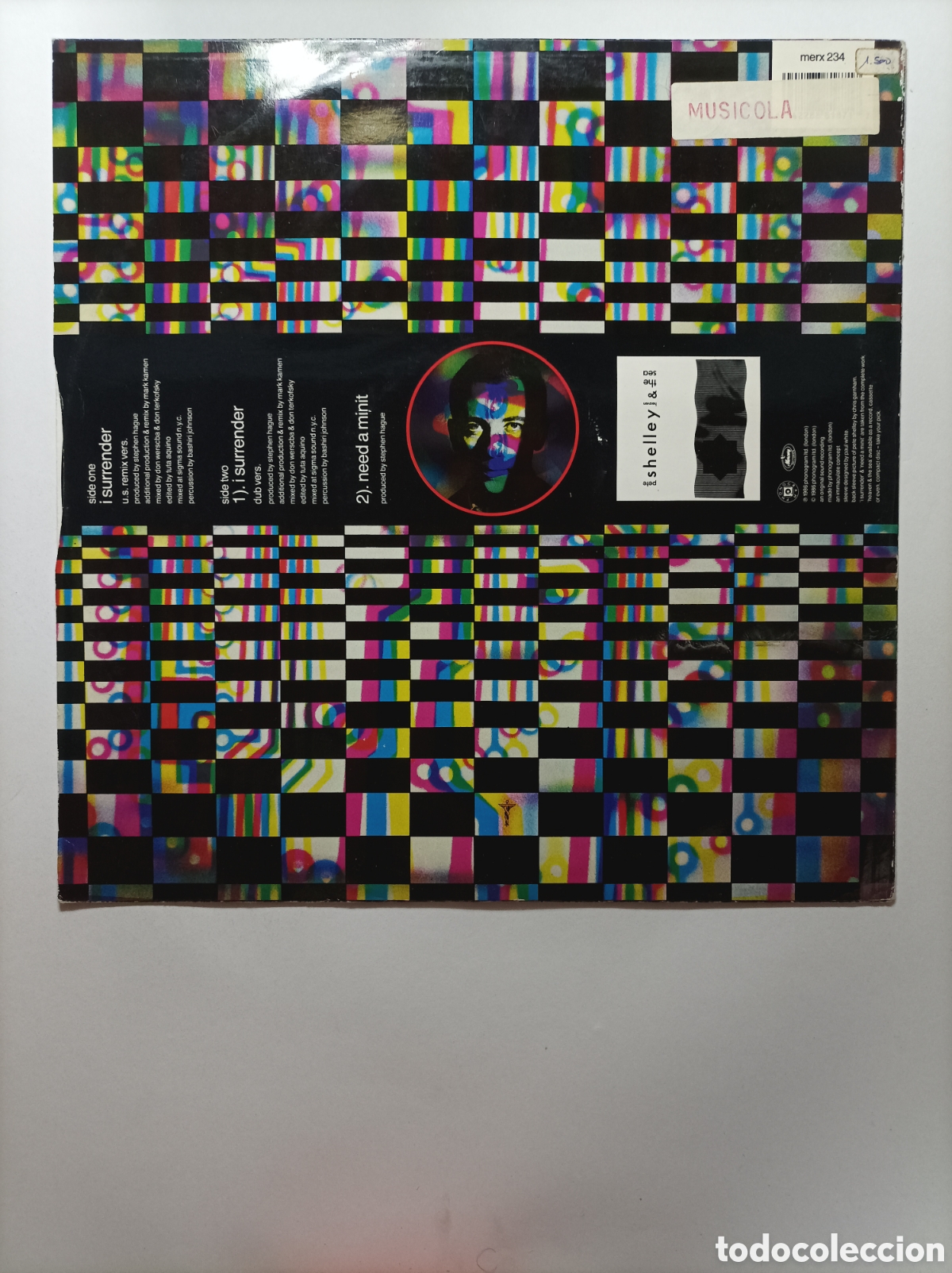 Discos de vinilo: PETE SHELLEY. I SURRENDER. MAXI SINGLE DISCO VINILO. - Foto 2