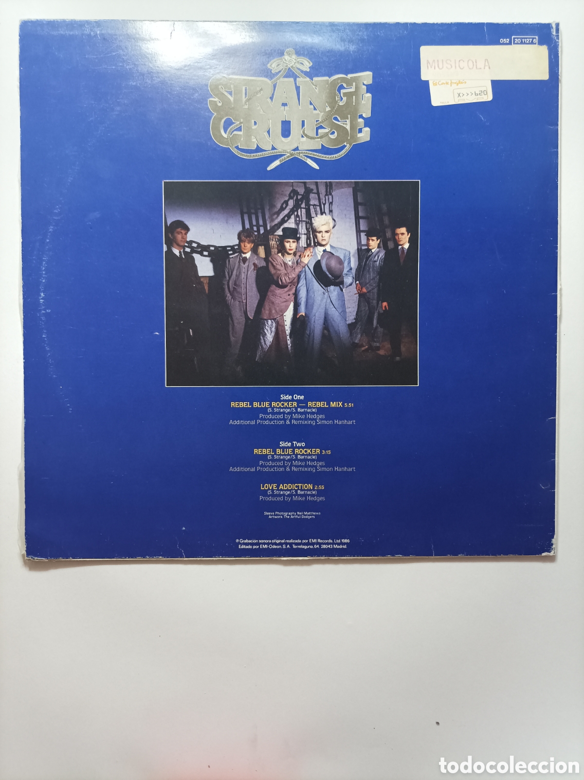 Discos de vinilo: STRANGE CRUISE. EMI. MAXI SINGLE DISCO VINILO. - Foto 2