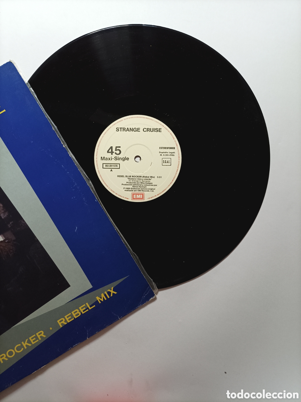 Discos de vinilo: STRANGE CRUISE. EMI. MAXI SINGLE DISCO VINILO. - Foto 3