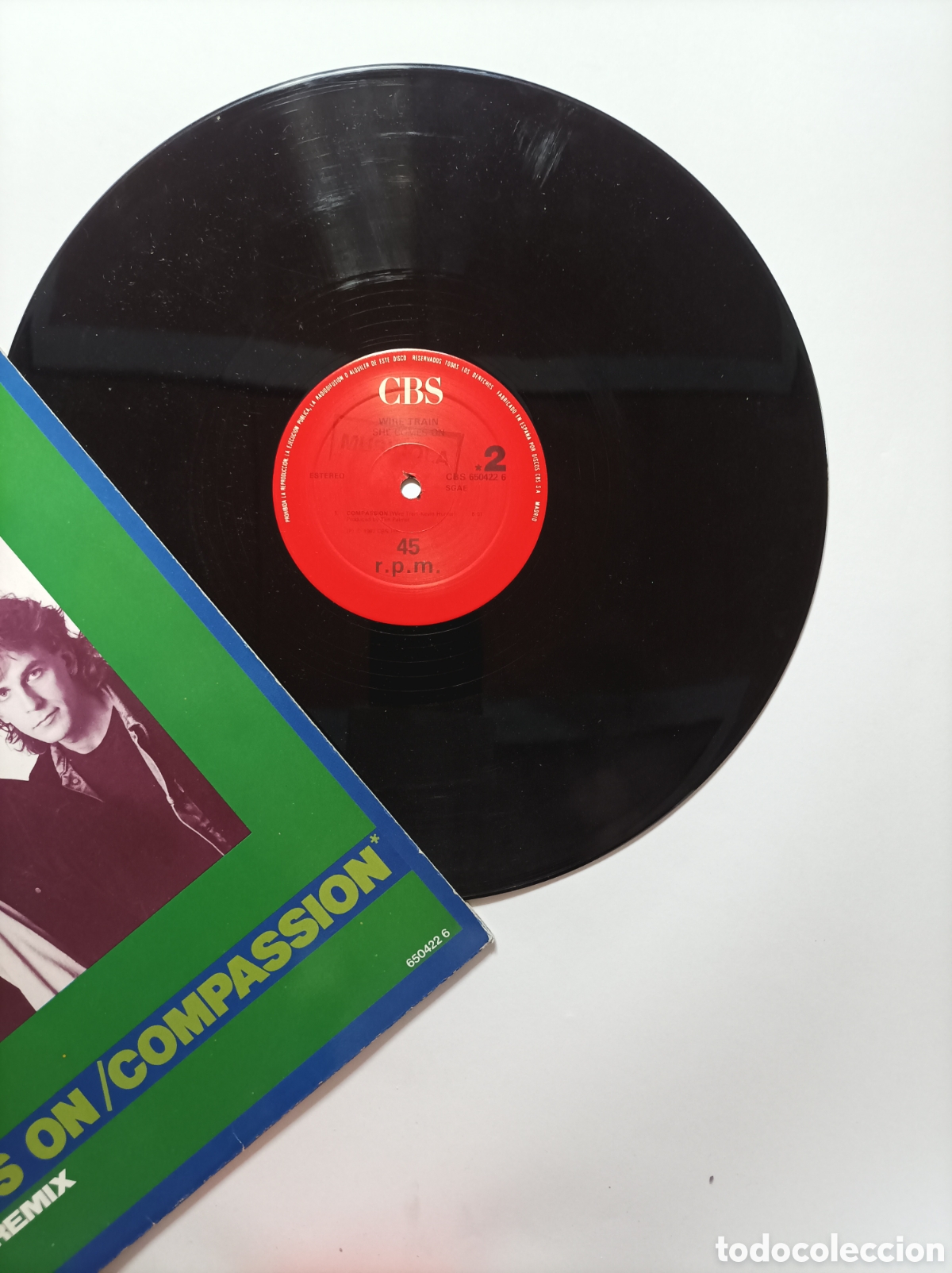 Discos de vinilo: WIRE TRAIN. EXTENDED REMIX. MAXI SINGLE DISCO VINILO. - Foto 3