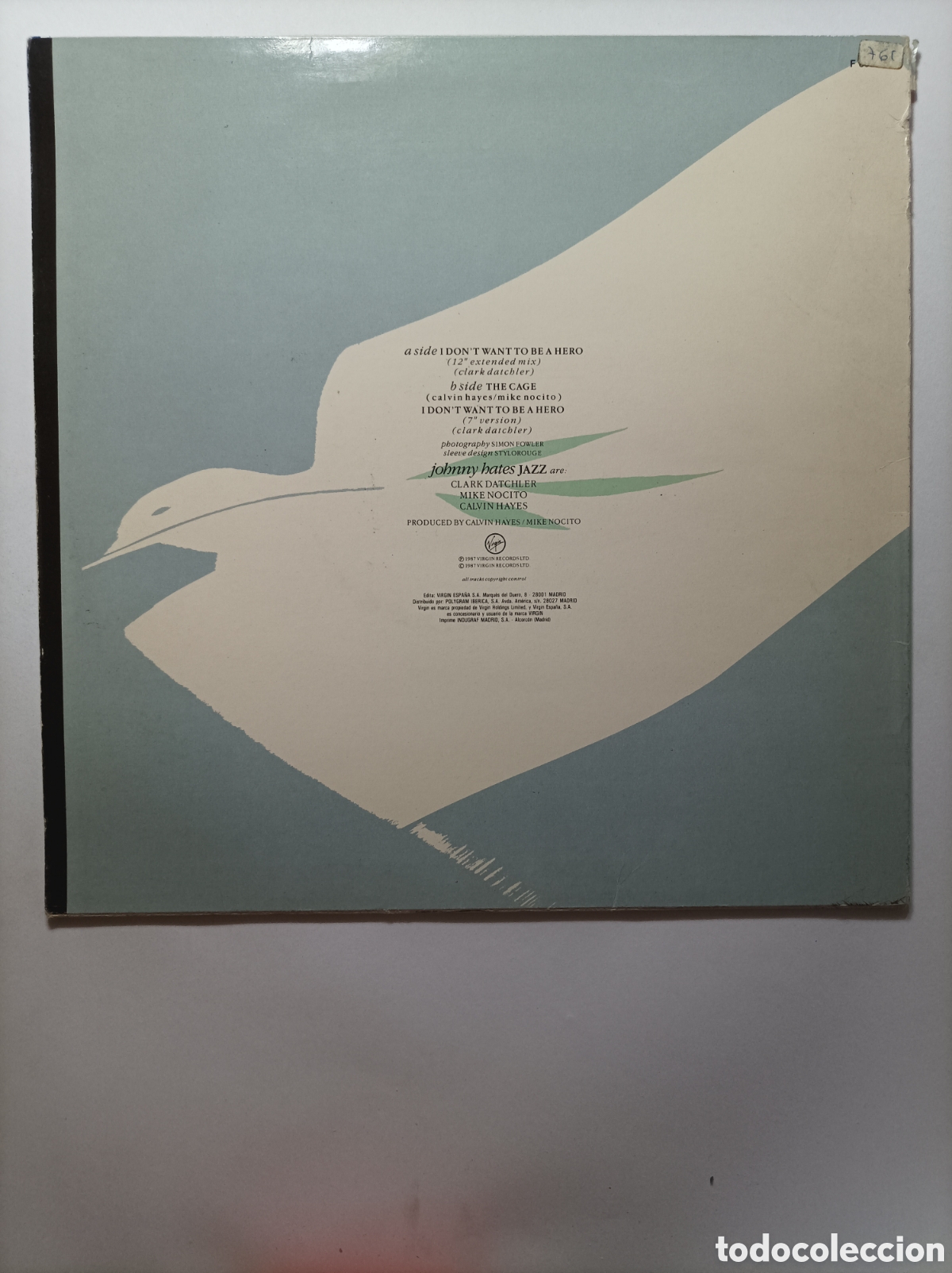 Discos de vinilo: JOHNNY HATES JAZZ. VIRGIN. MAXI SINGLE DISCO VINILO. - Foto 2