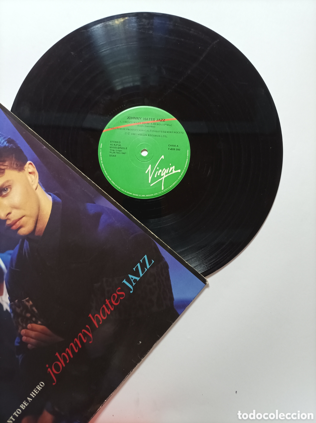 Discos de vinilo: JOHNNY HATES JAZZ. VIRGIN. MAXI SINGLE DISCO VINILO. - Foto 3