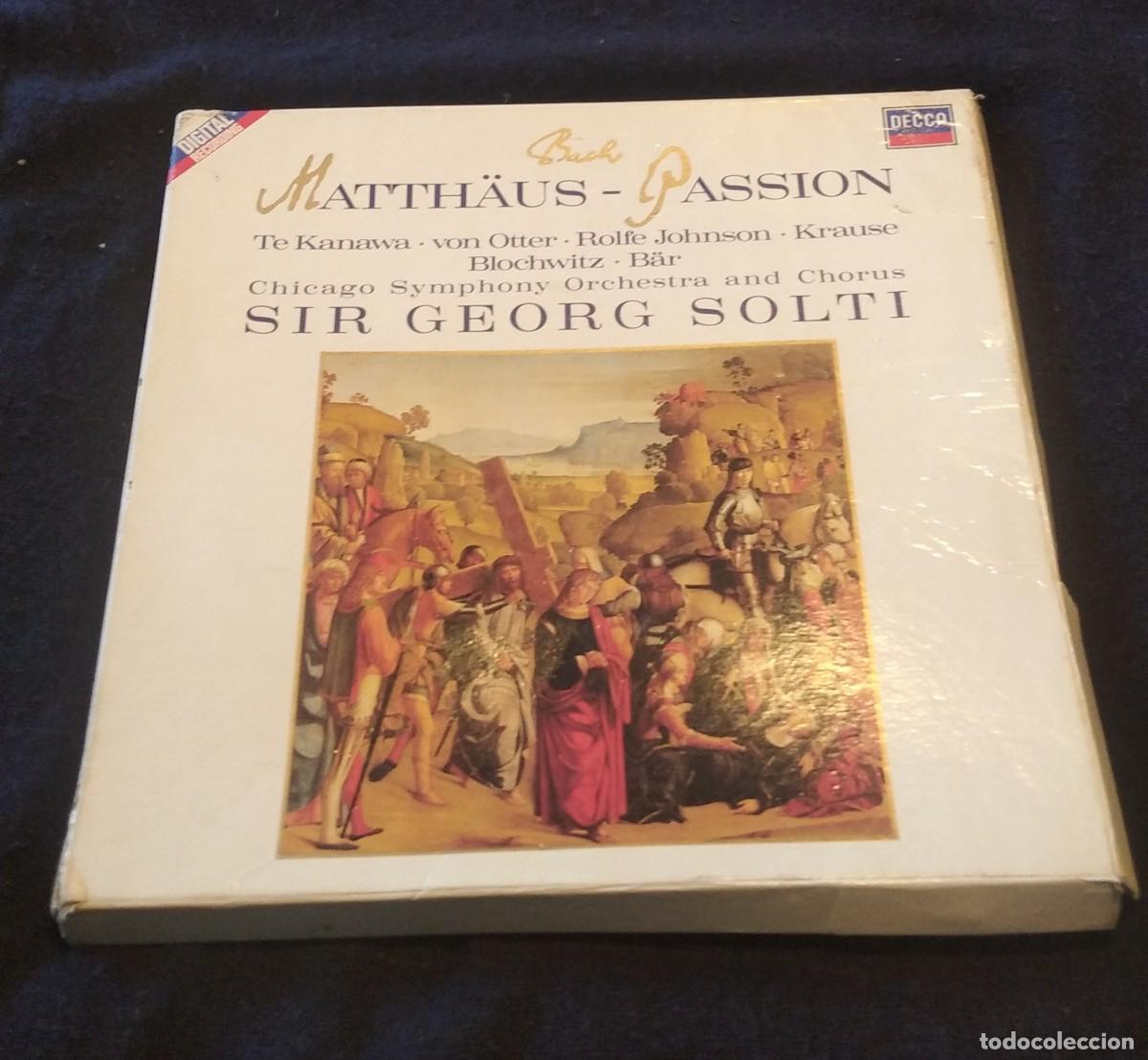 Discos de vinilo: Bach - Mathaus Passion - Solti. - Foto 1