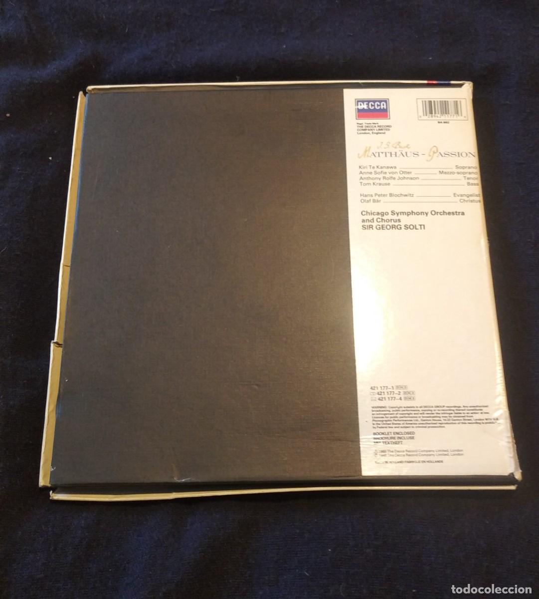 Discos de vinilo: Bach - Mathaus Passion - Solti. - Foto 2