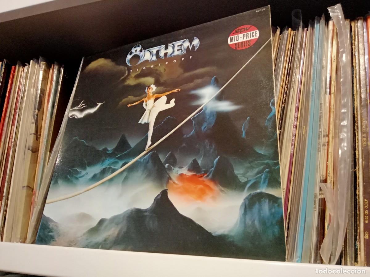 Discos de vinilo: Anthem &lrm;&ndash; Tightrope - lp francia 1986 - Foto 1