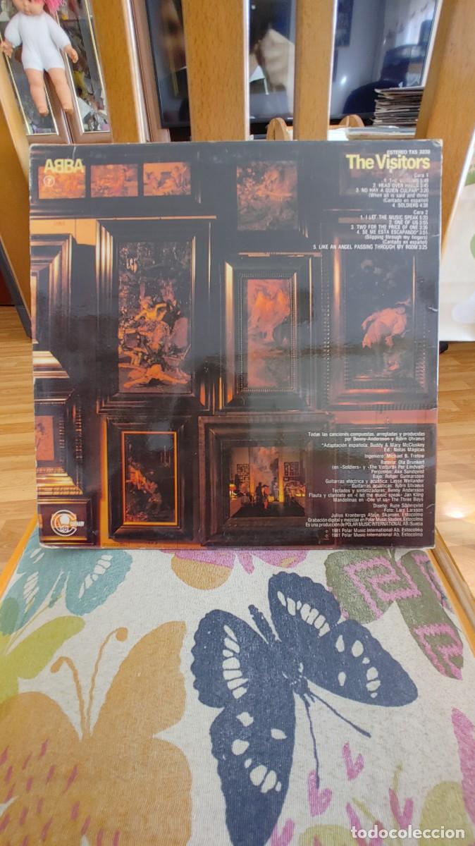 Discos de vinilo: ABBA-LP THE VISITORS-LETRAS - Foto 2