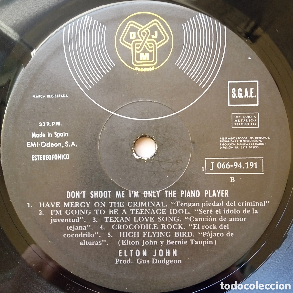 Discos de vinilo: Disco de vinilo Elton John - Foto 6