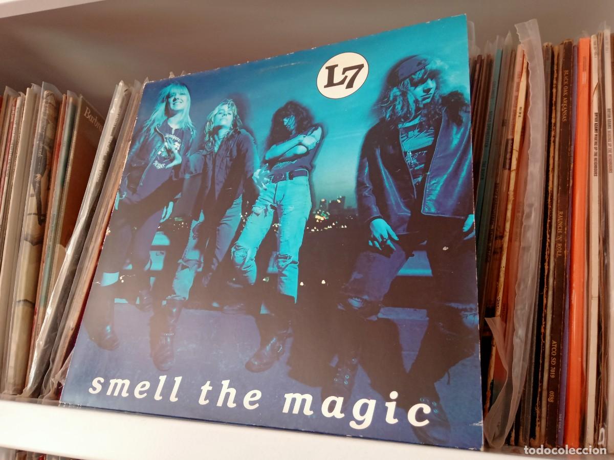Discos de vinilo: L7 &lrm;&ndash; Smell The Magic - lp Germany 1990 - Foto 1