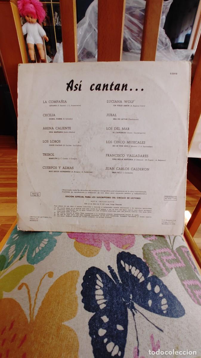 Discos de vinilo: ASI CANTAN-LP CIRCULO DE LECTORES - Foto 3
