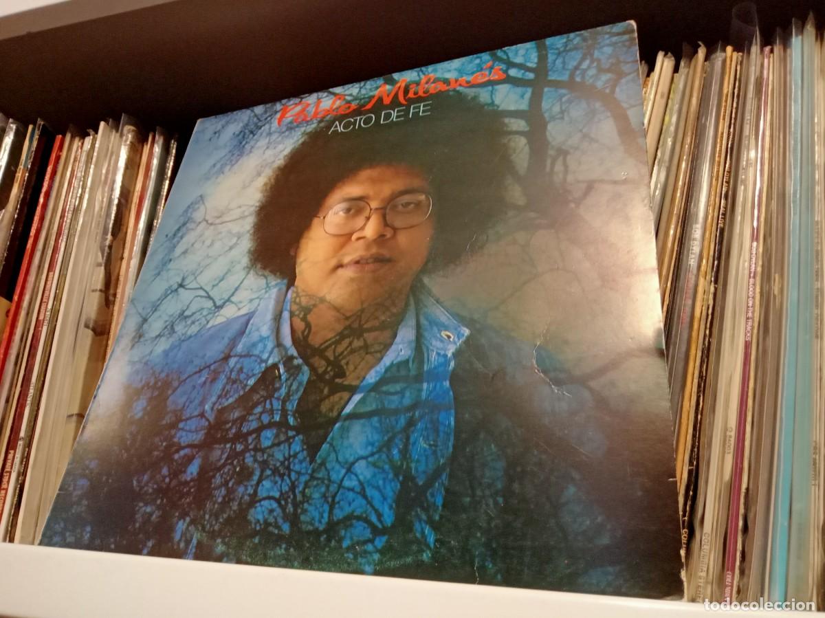 Discos de vinilo: Pablo Milan&eacute;s &lrm;&ndash; Acto De Fe - lp Spain 1982 - Foto 1