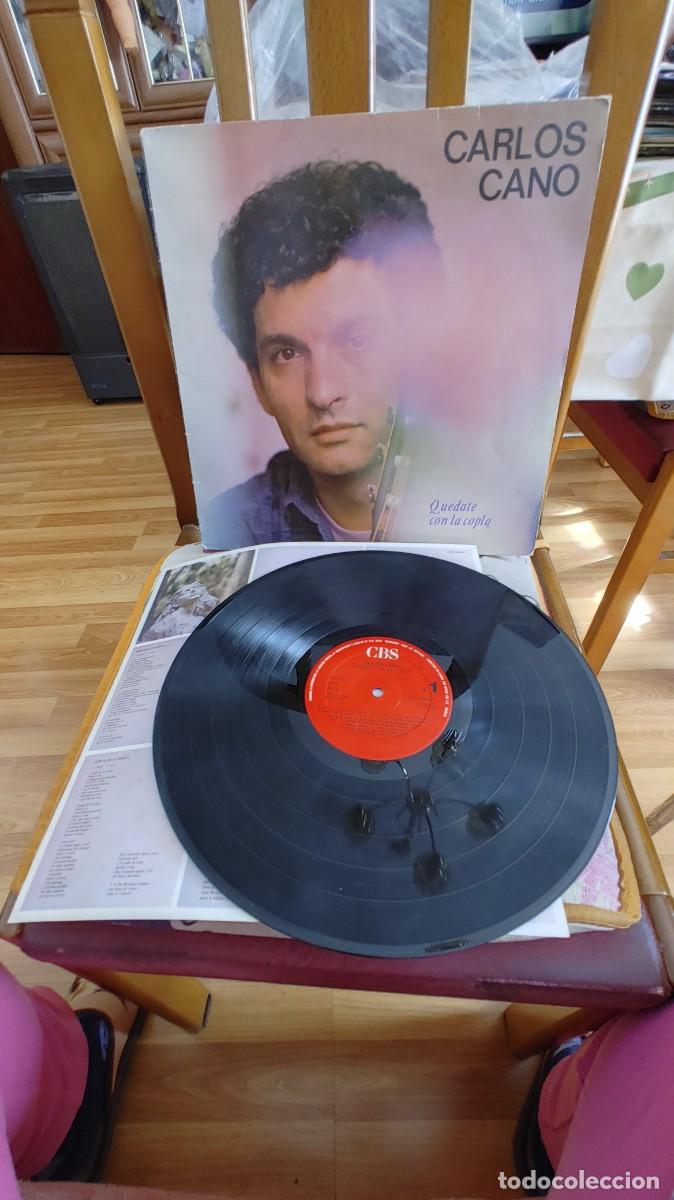 Discos de vinilo: CARLOS CANO-LP QUEDATE CON LA COPLA-LETRAS - Foto 1