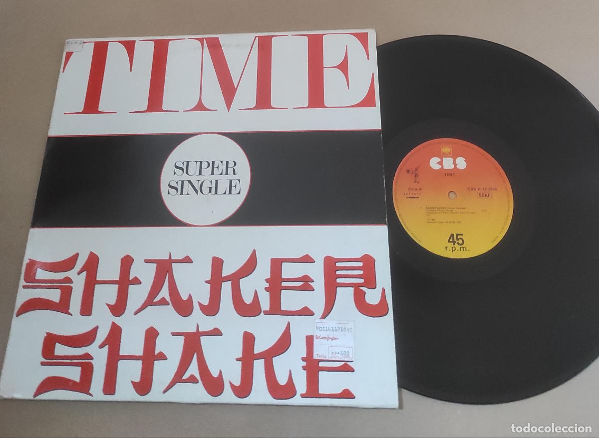 Discos de vinilo: TIME SHAKER SHAKE- MAXI- ESPA&Ntilde;A-ITALO DISCO- - Foto 1