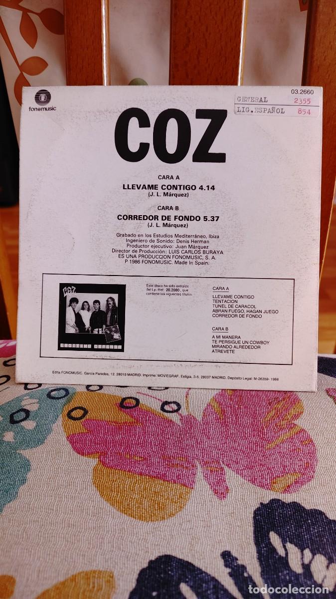 Discos de vinilo: COZ-SINGLE LLEVAME CONTIGO - Foto 2
