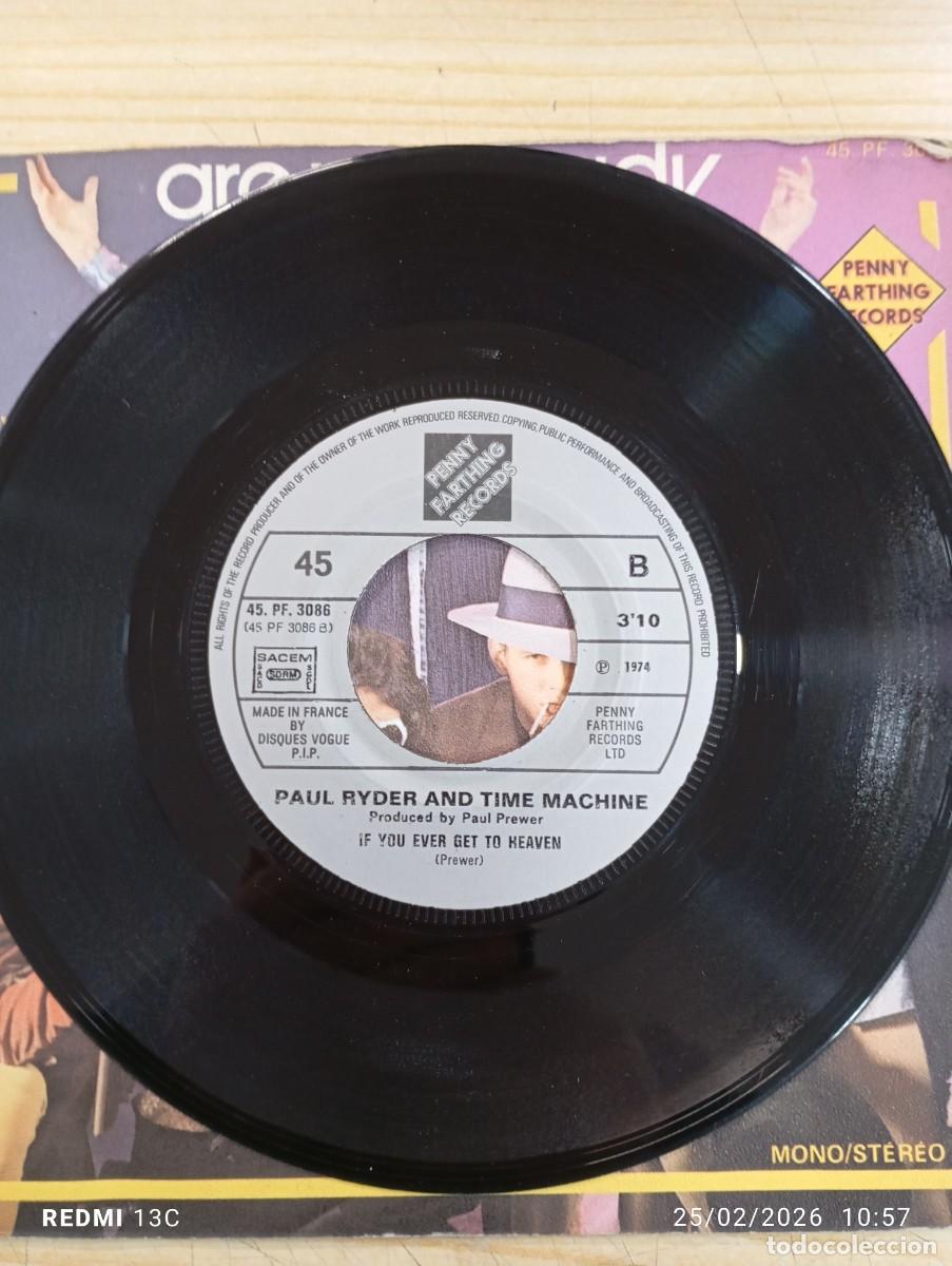 Discos de vinilo: Single Paul Ryder And Time Machine* &lrm;&ndash; Are You Ready - Foto 4