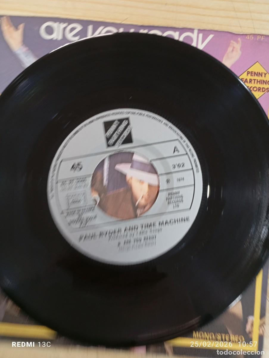 Discos de vinilo: Single Paul Ryder And Time Machine* &lrm;&ndash; Are You Ready - Foto 6