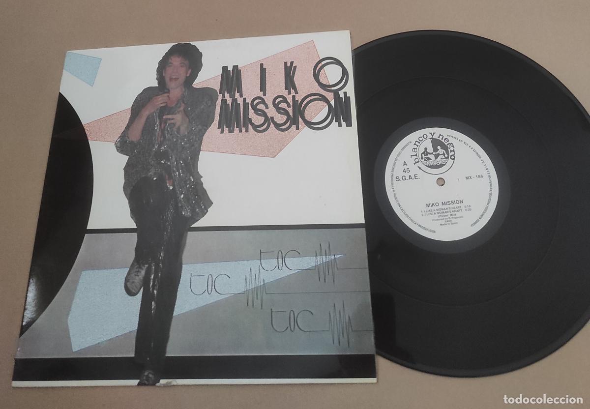 Discos de vinilo: miko mission toc toc-MAXI-ESPA&Ntilde;A-ITALO-DISCO - Foto 1