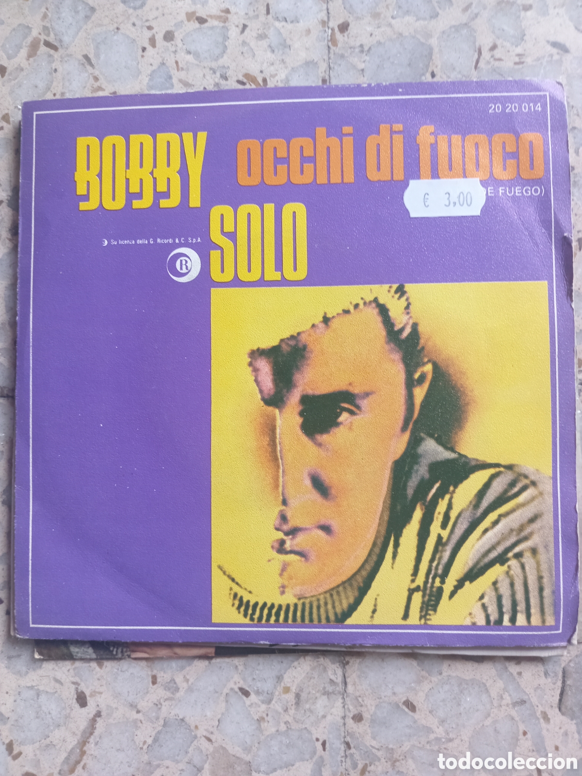 Discos de vinilo: SGL BOBBY SOLO OCCHI DI FUOCO 1970 - Foto 1