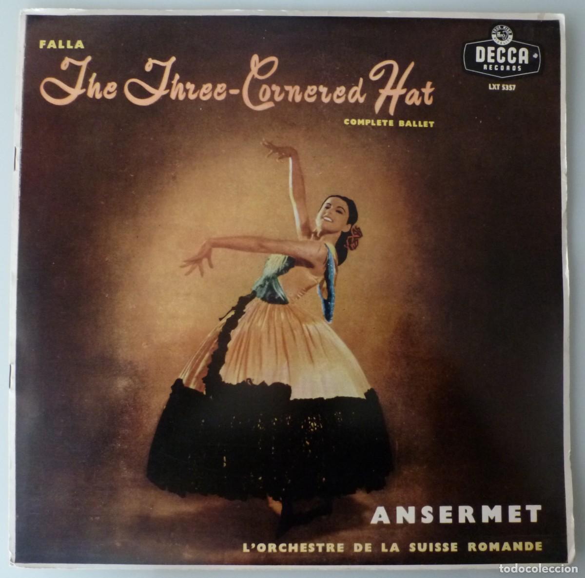 Discos de vinilo: FALLA - THE THREE-CORNERED HAT (LP DECCA) ANSERMET - Foto 1