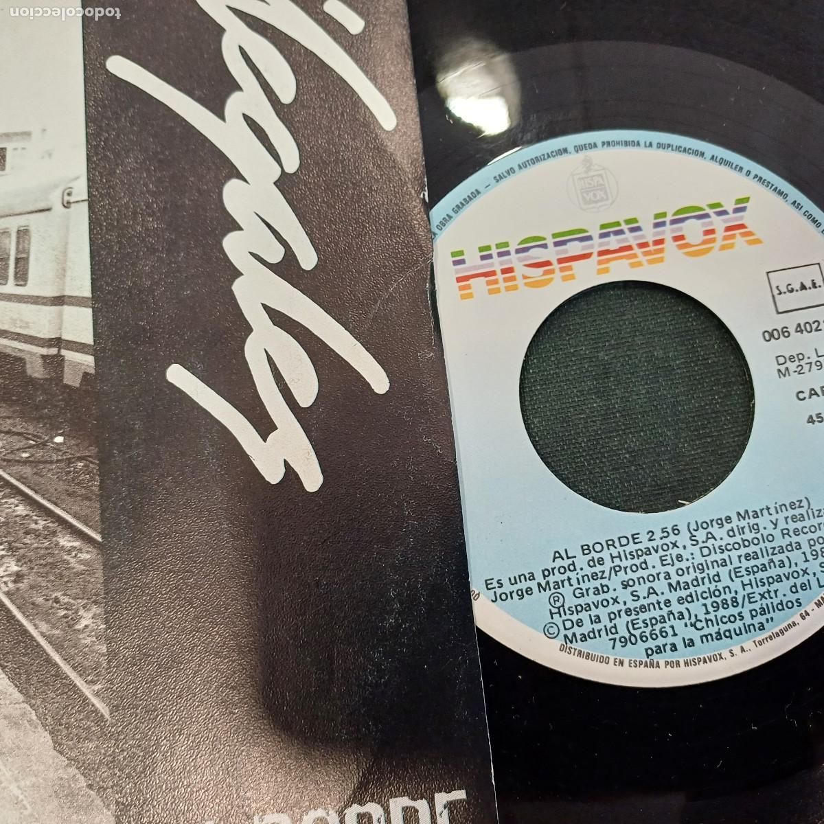 Discos de vinilo: ILEGALES/AL BORDE/SINGLE. - Foto 2