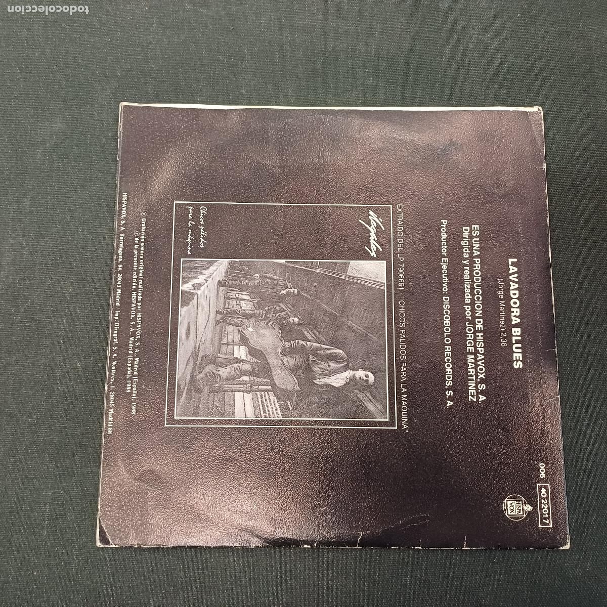 Discos de vinilo: ILEGALES/LAVADORA BLUES/SINGLE. - Foto 3