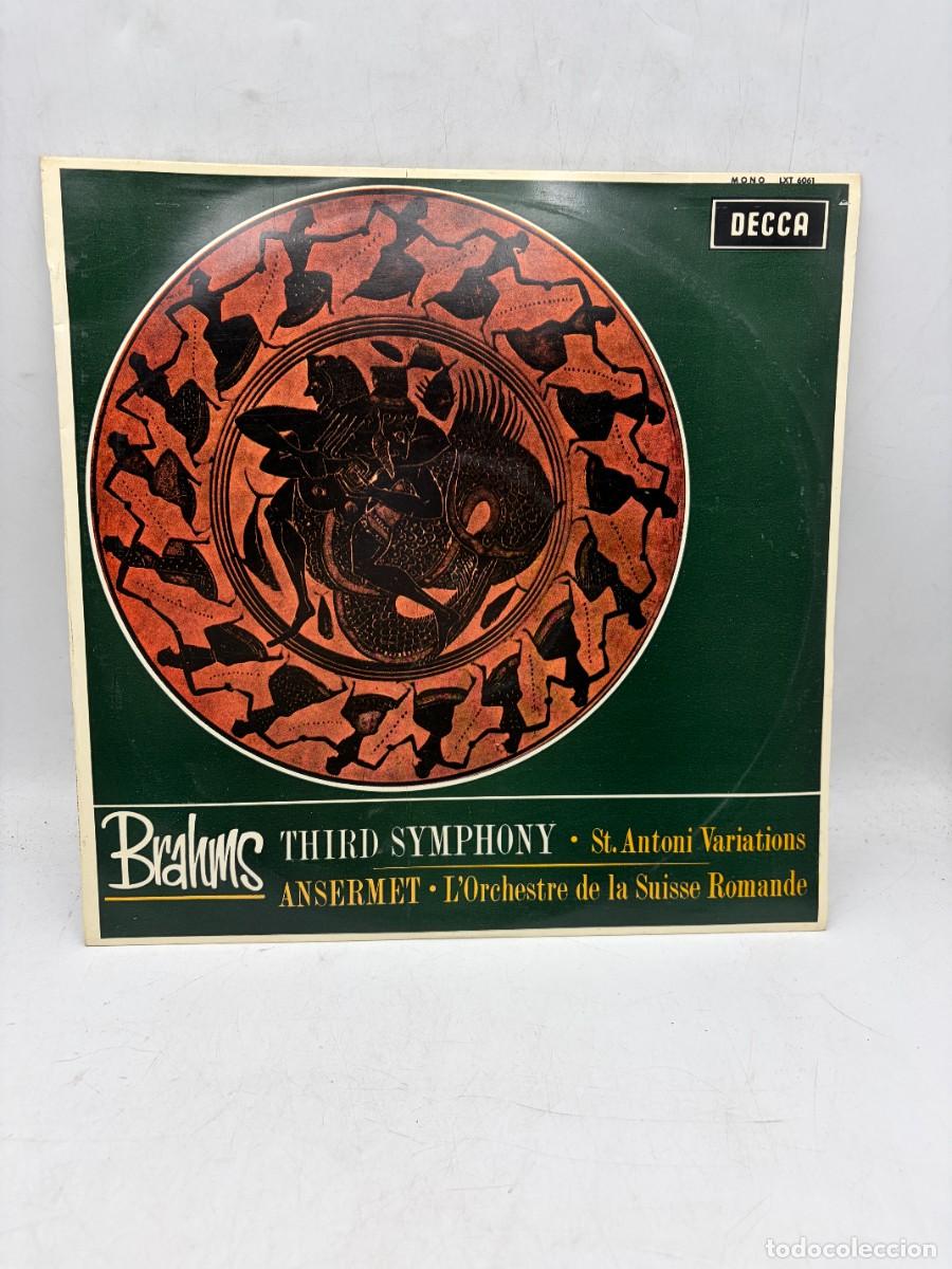 Discos de vinilo: LP - BRAHMS - THIRD SYMPHONY / ST. ANTONI VARIATIONS - DECCA - - Foto 1